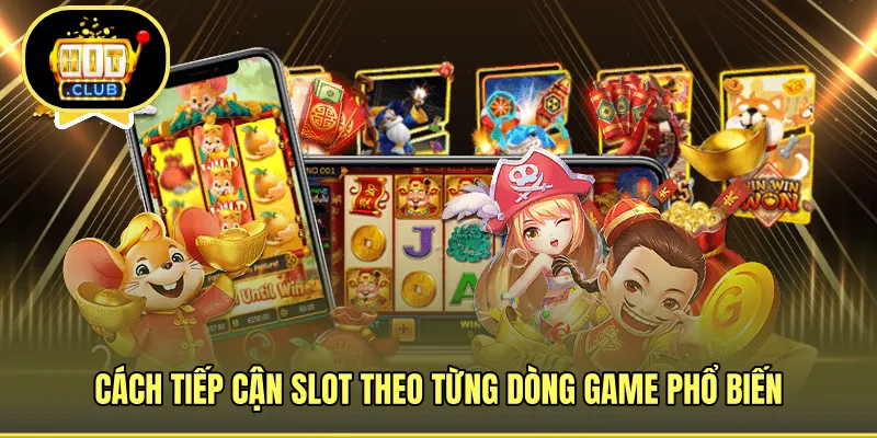 Cách tiếp cận slot theo từng dòng game phổ biến